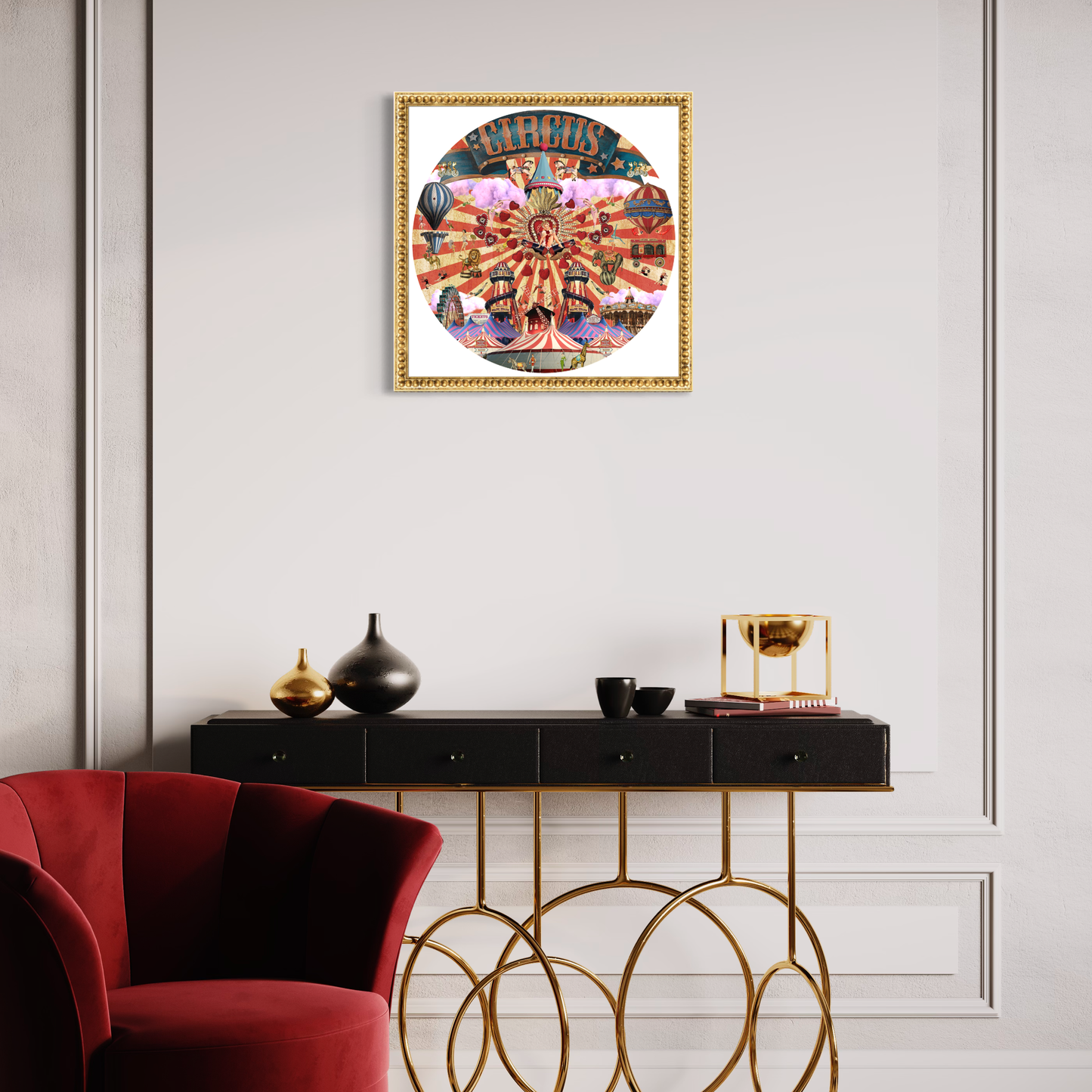 "Les Femmes du Cirque" Framed Prints