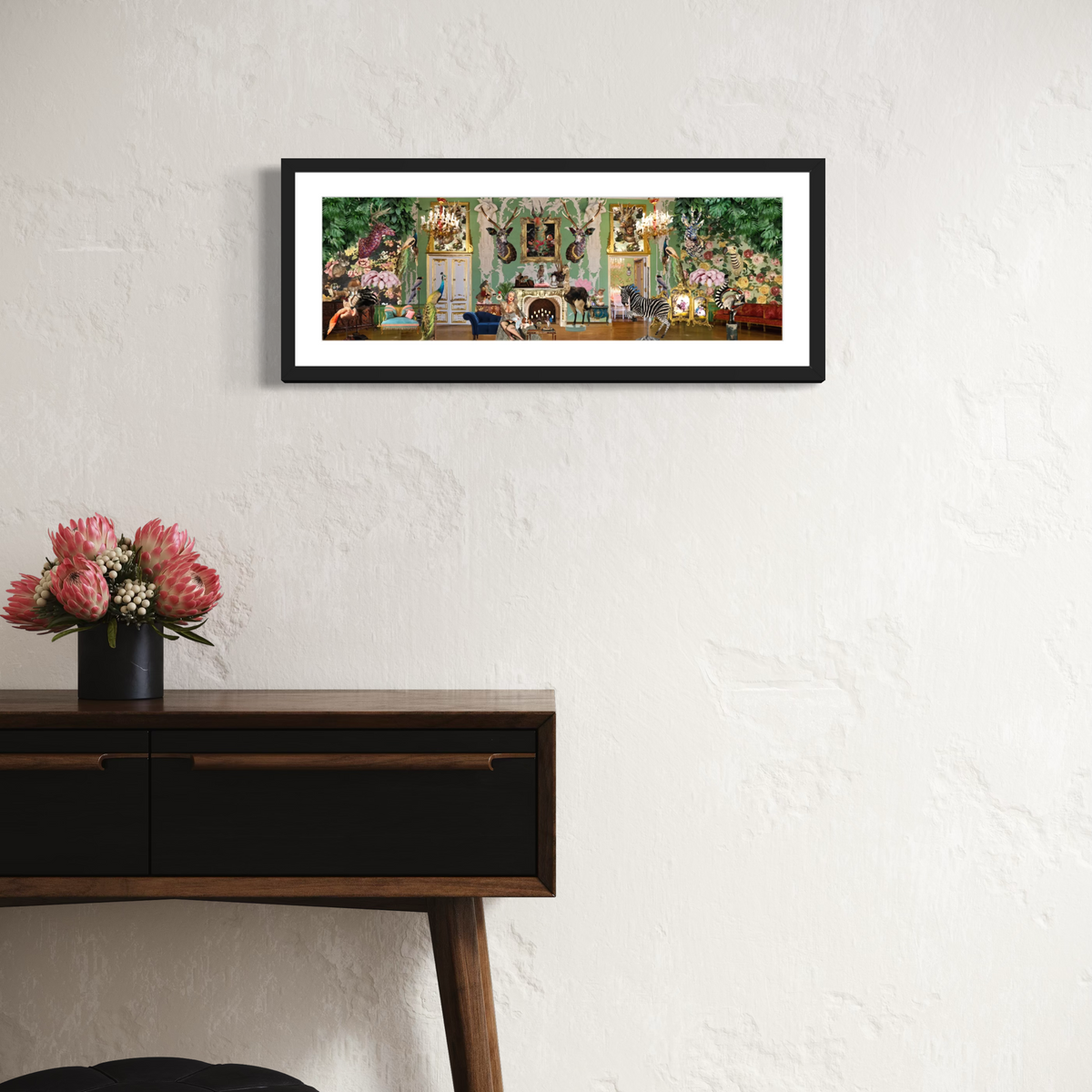 Taxidermy Tish — Framed Giclée Print