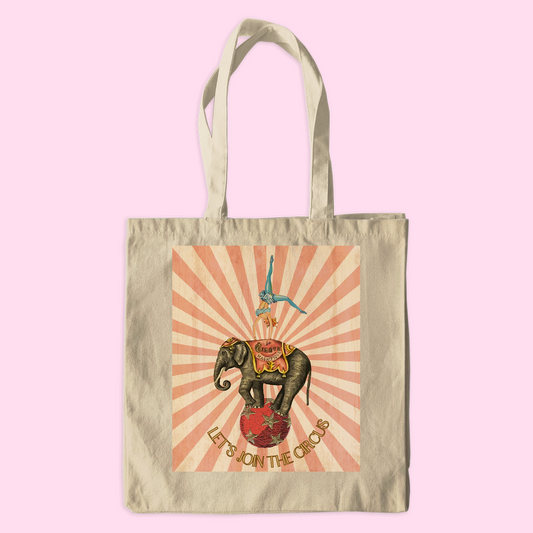 Canvas Tote Bag "Circus II"