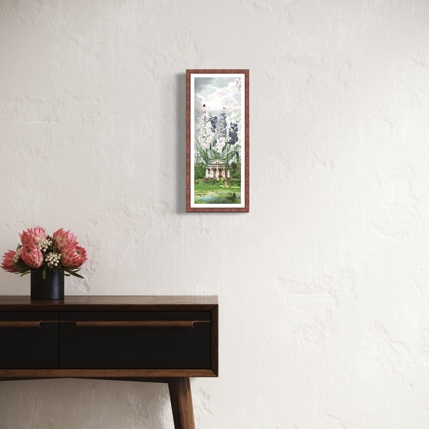 "The House That Grew Wings" Framed Giclee Prints