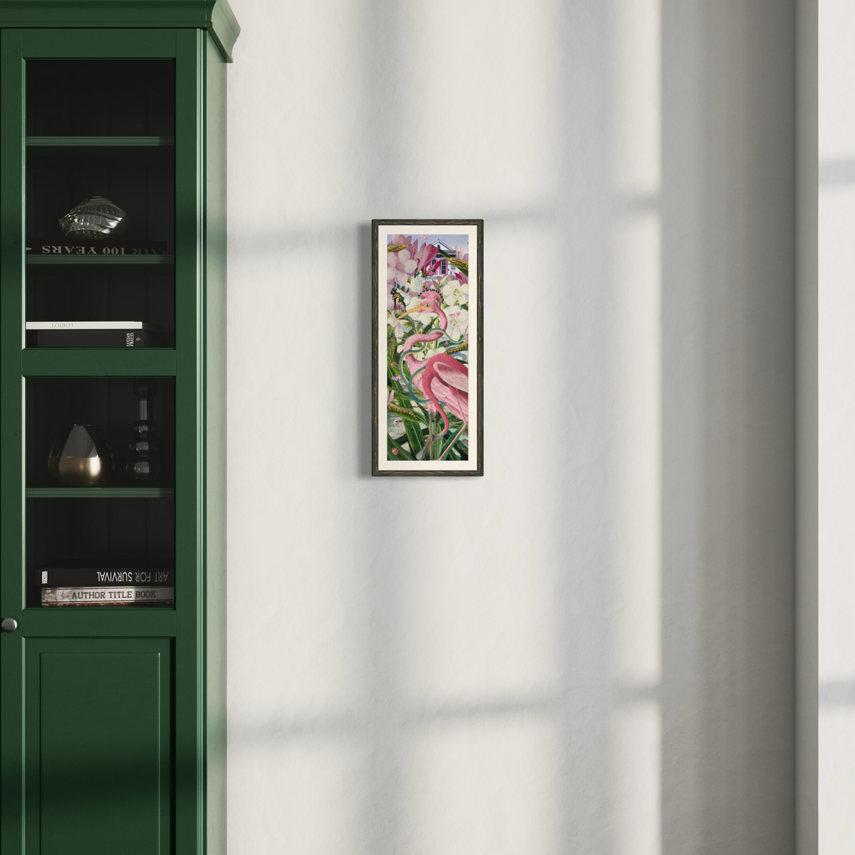The House That Turned Pink — Framed Giclée Print