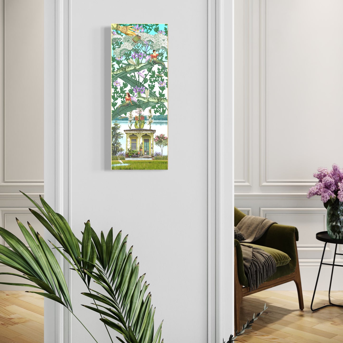 "The House That Grew" Framed Canvas Prints