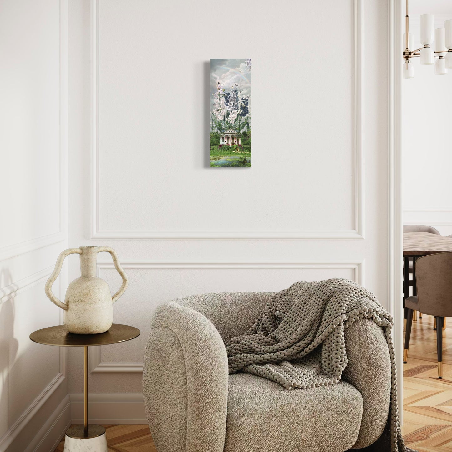 "The House That Grew Wings" Canvas Prints