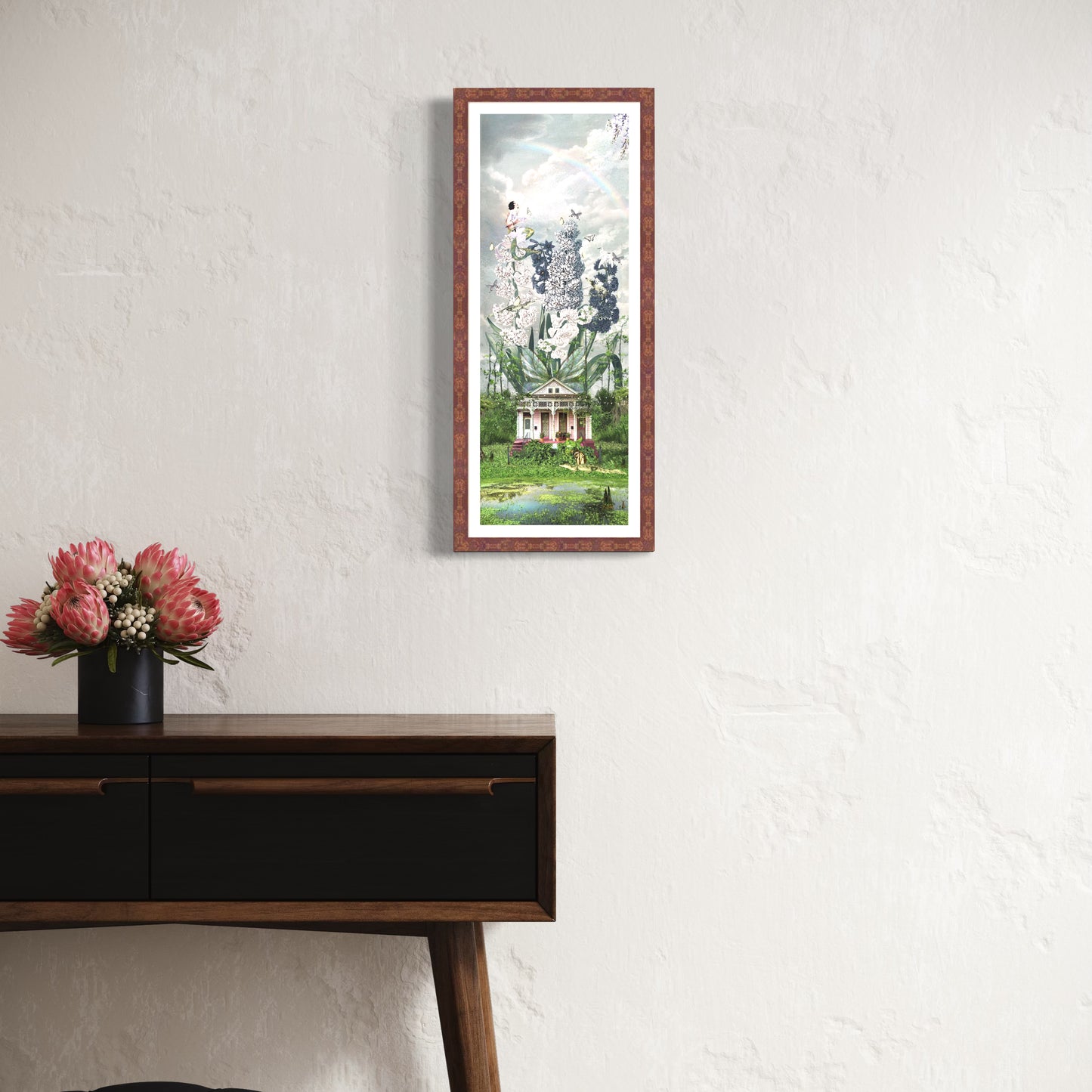 "The House That Grew Wings" Framed Giclee Prints