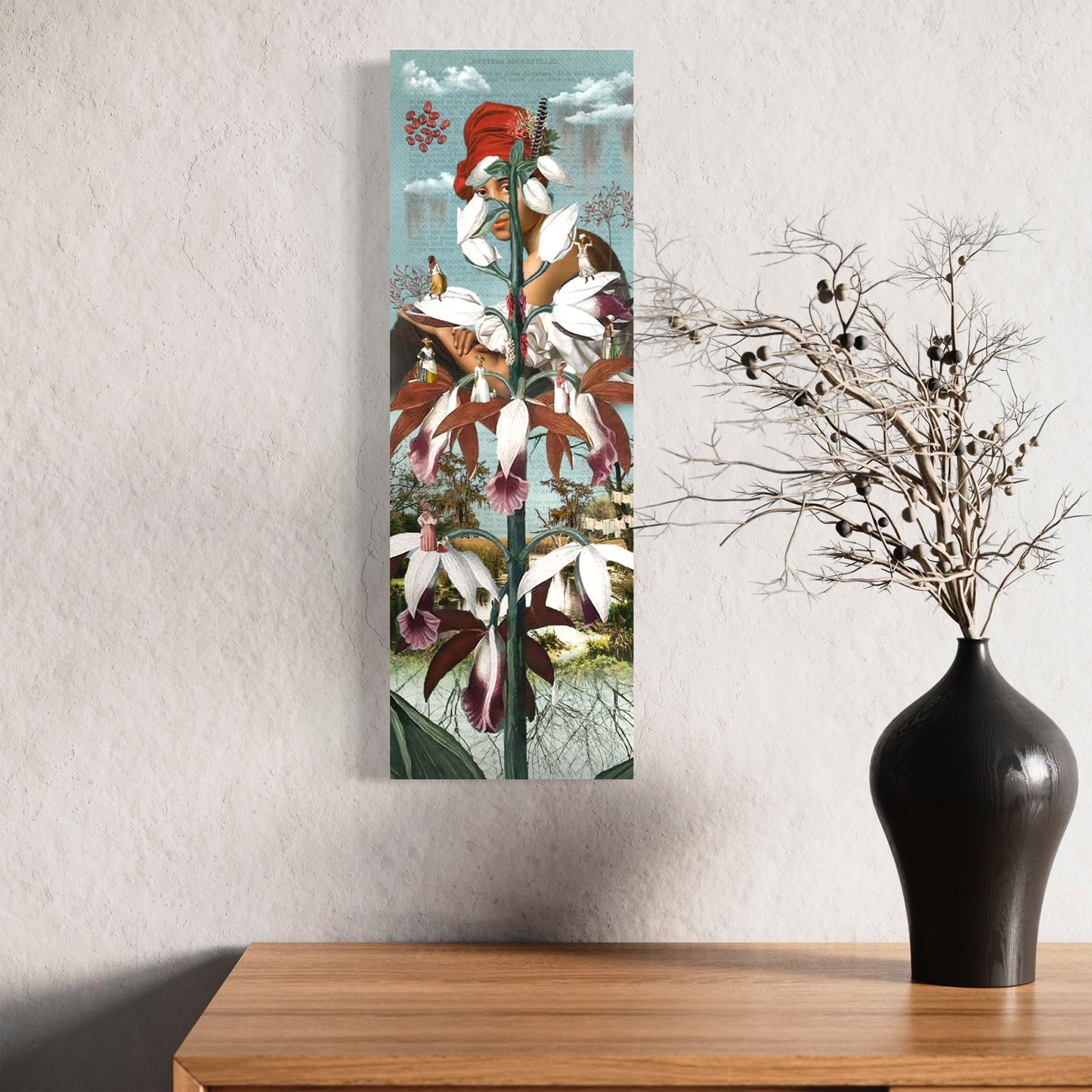 "T'es Belle Comme Une Fleur" Canvas Prints