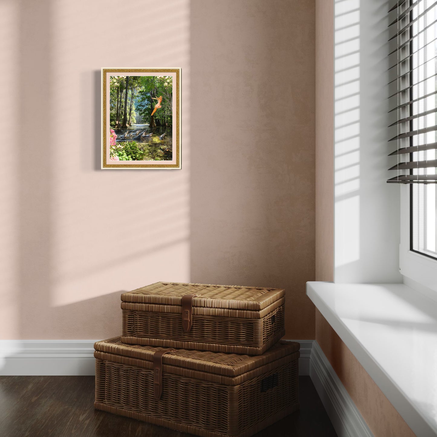 "Bayou Swing" Framed Giclee Prints