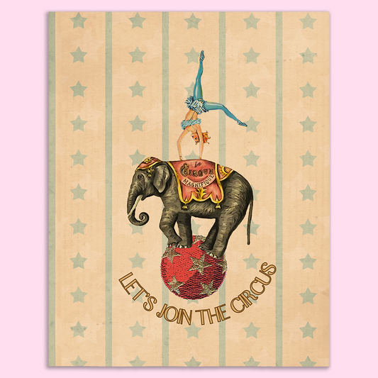 Poster Prints "Let's Join the Circus I"