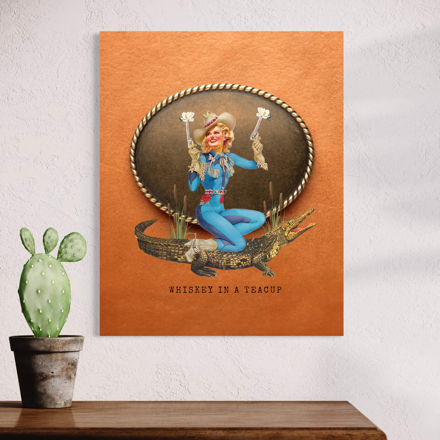 Poster Prints "Cajun Cowgirl II"