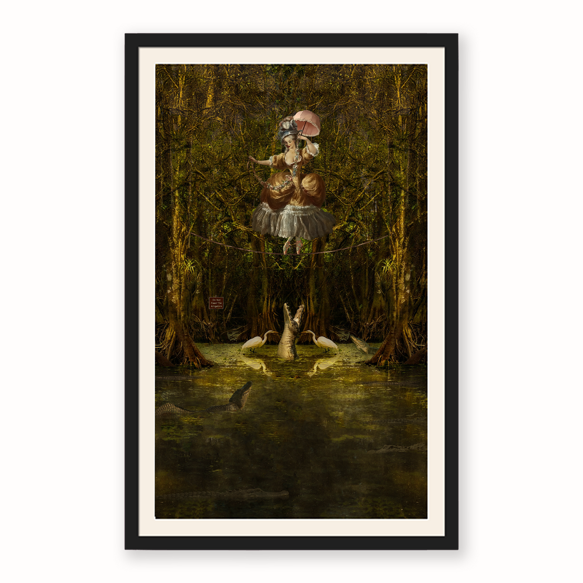 Bayou Promenade — Framed Giclée Print