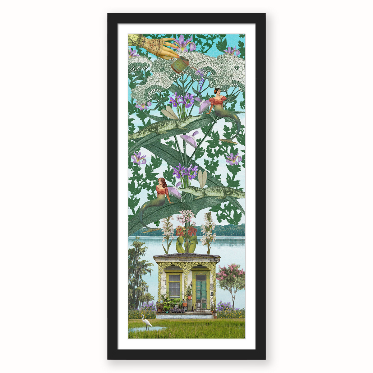 The House That Grew — Framed Giclée Print
