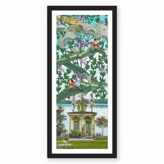 The House That Grew — Framed Giclée Print