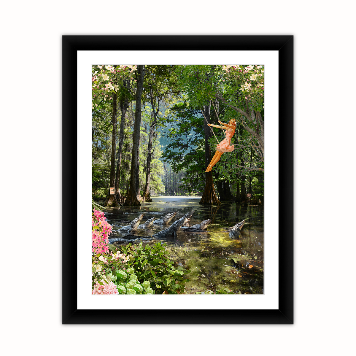 Bayou Swing — Framed Giclée Print