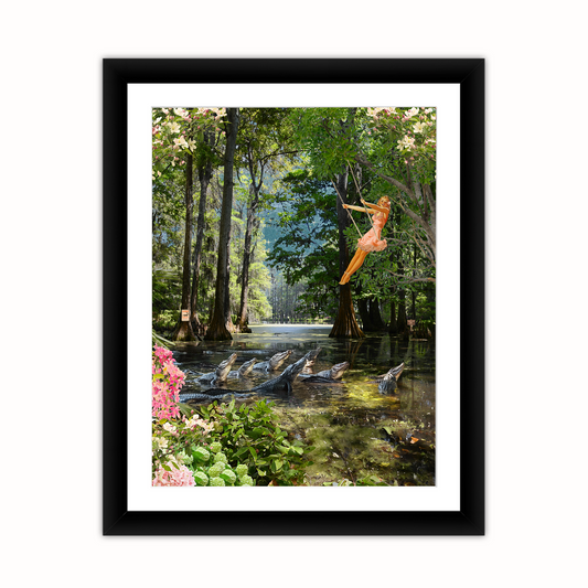 Bayou Swing — Framed Giclée Print