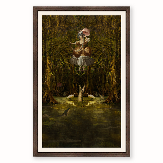 Bayou Promenade — Framed Giclée Print