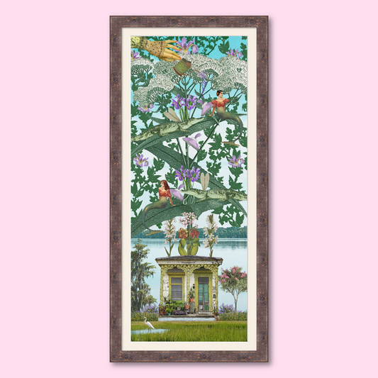 "The House That Grew" Framed Giclee Prints