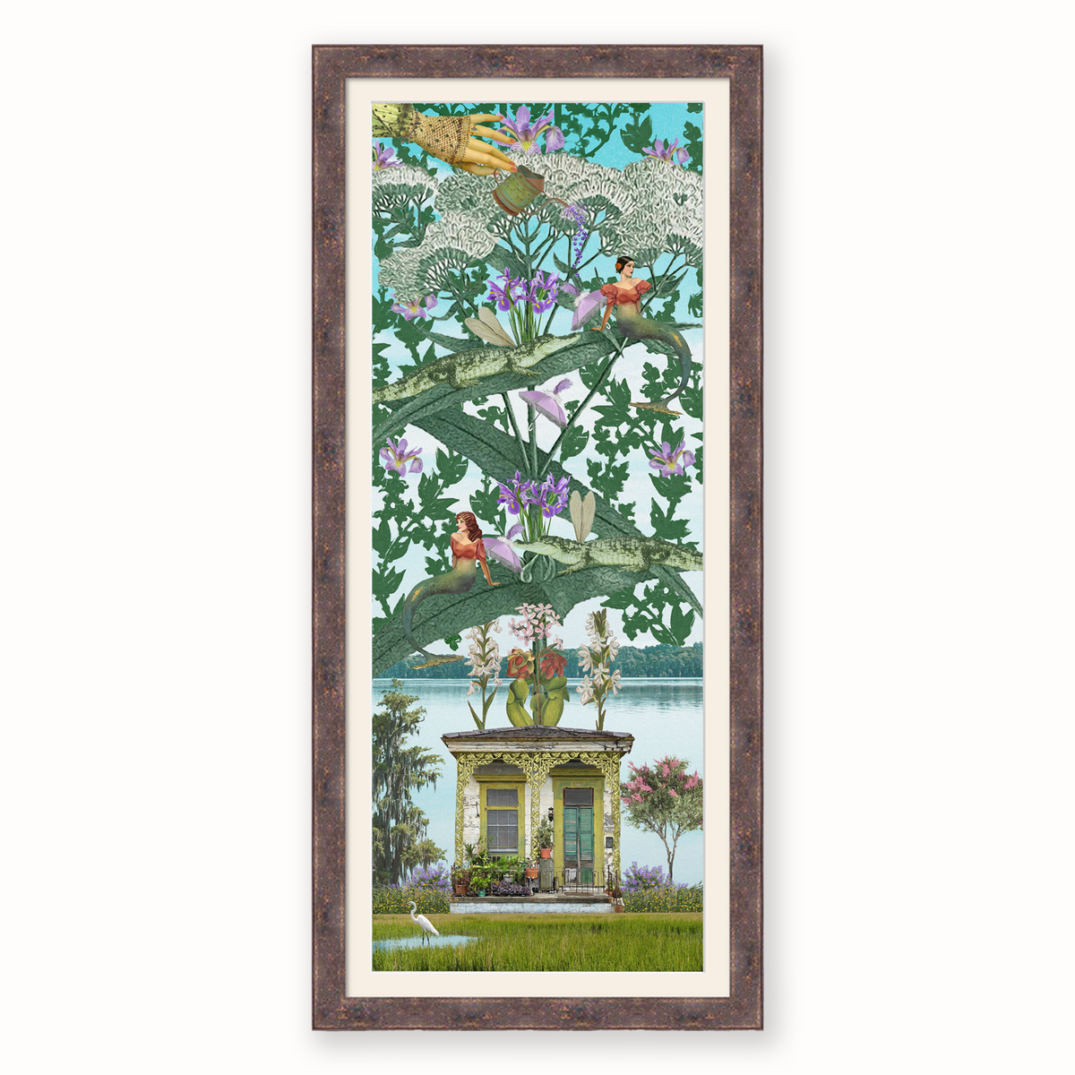 The House That Grew — Framed Giclée Print