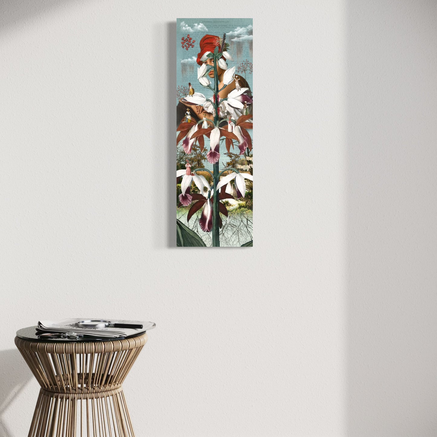 "T'es Belle Comme Une Fleur" Canvas Prints