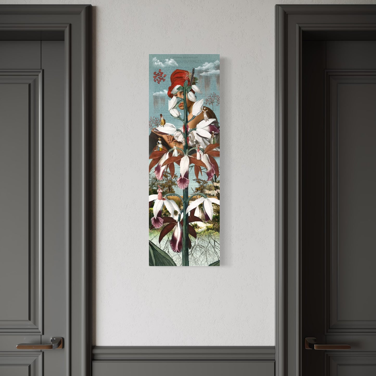 "T'es Belle Comme Une Fleur" Canvas Prints