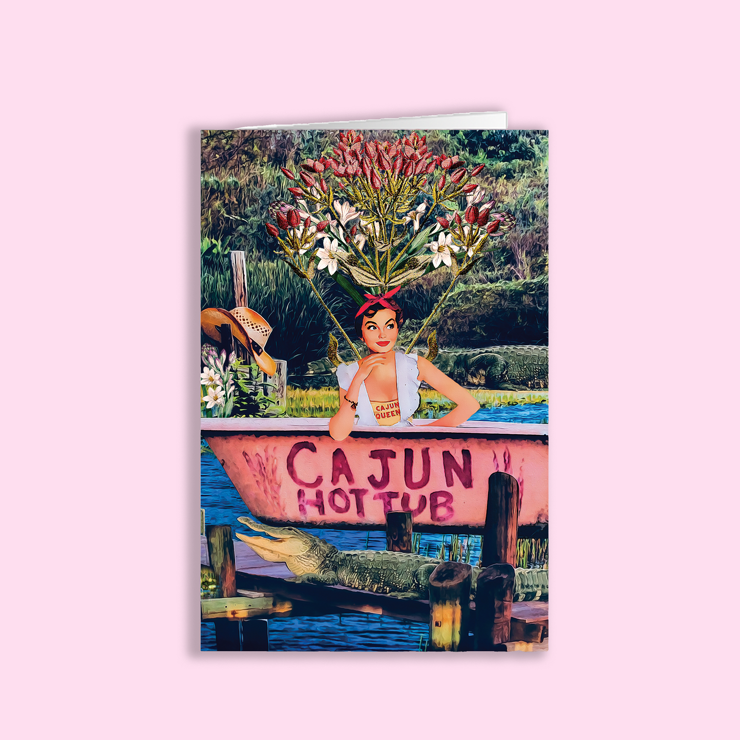 Fine Art Cards "Cajun Hot Tub II"