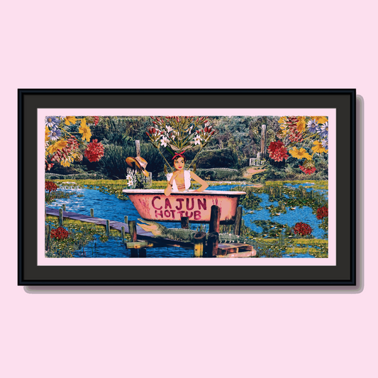 "Cajun Hot Tub II" Framed Prints