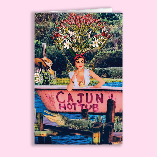 Fine Art Cards "Cajun Hot Tub II"