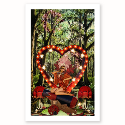 "And So, She Set Her Heart on Fire" Fine Art Prints