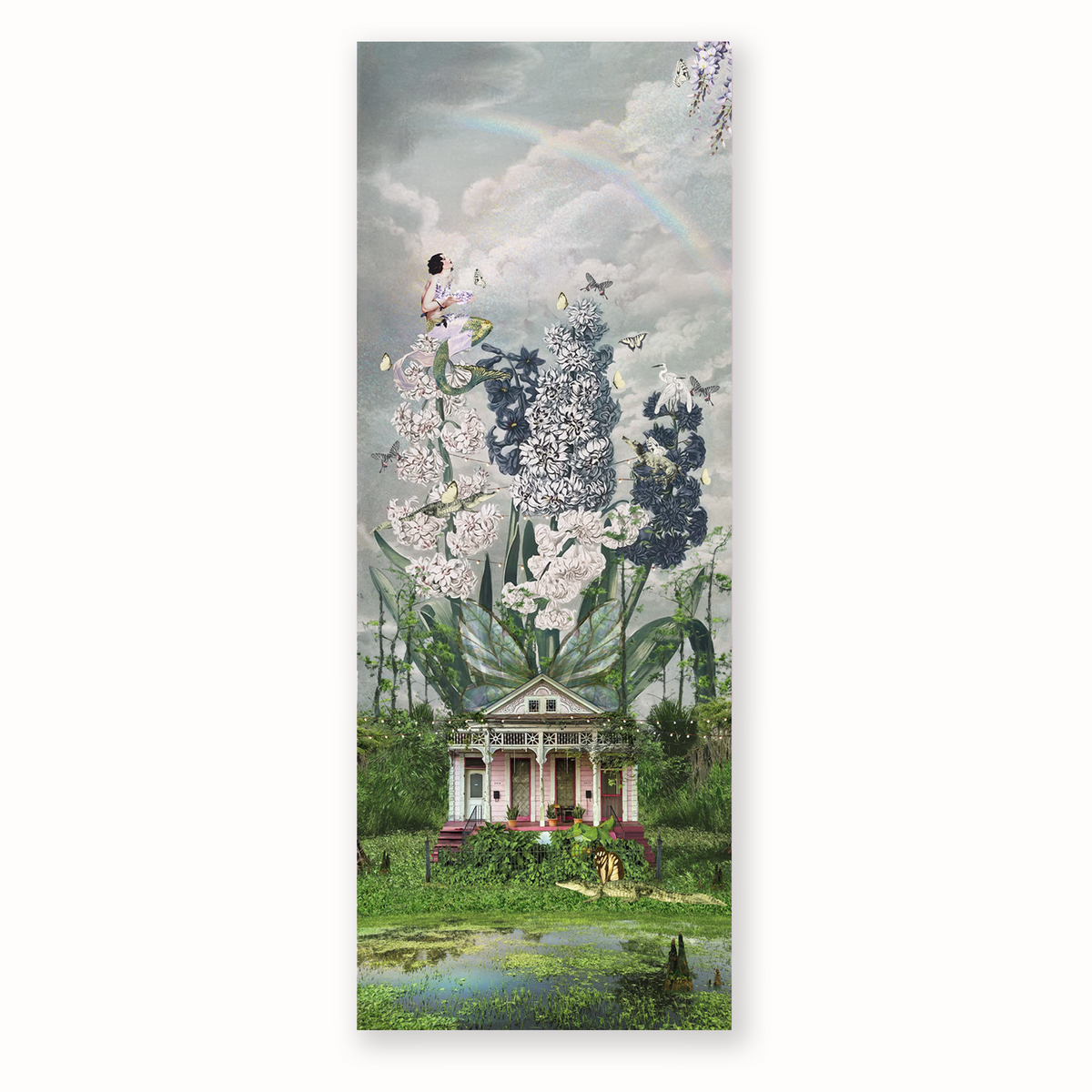 The House That Grew Wings — Canvas Print