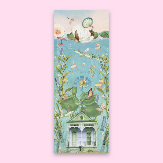 "The House That Sunk" Canvas Prints