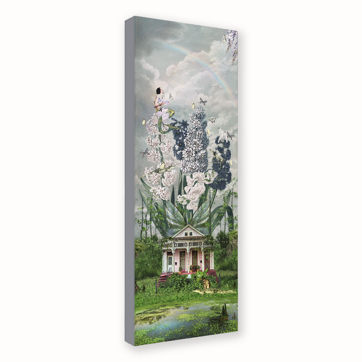 The House That Grew Wings — Canvas Print