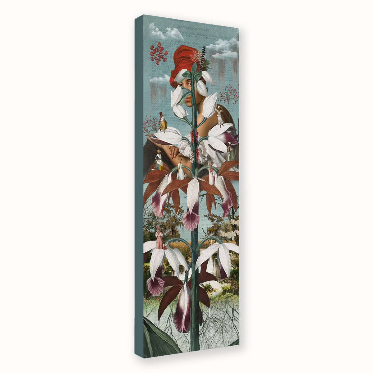 T'es Belle Comme Une Fleur — Canvas Print