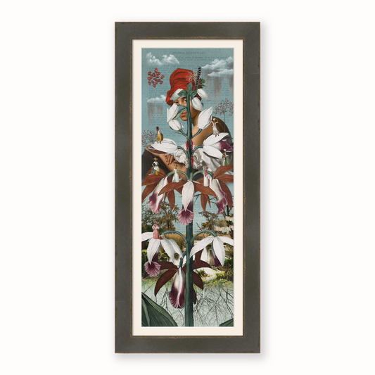 T'es Belle Comme Une Fleur — Framed Giclée Print
