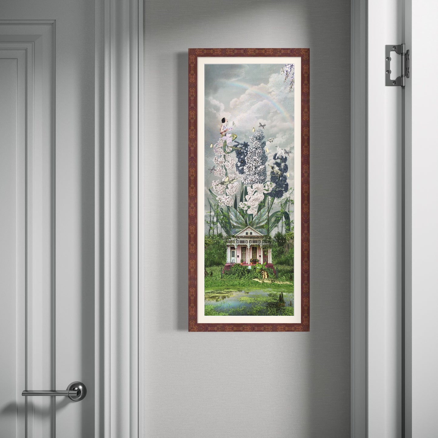 "The House That Grew Wings" Framed Giclee Prints