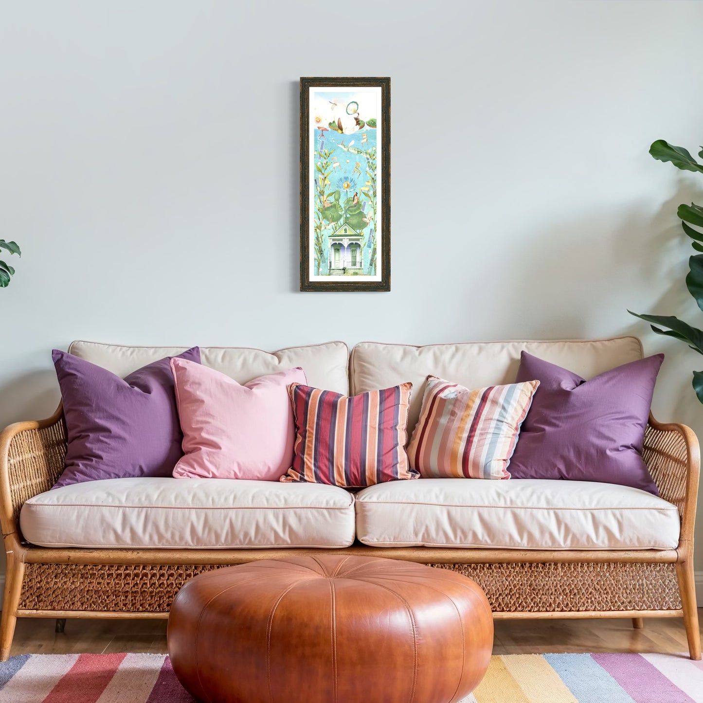 "The House That Sunk" Framed Giclee Prints