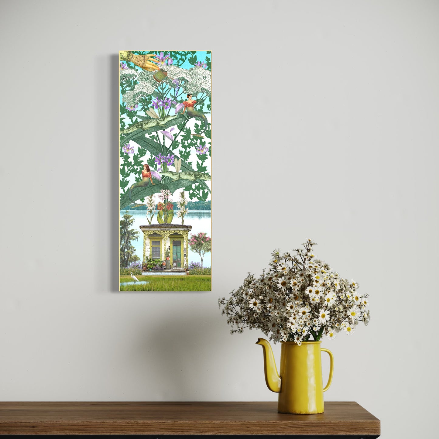 "The House That Grew" Framed Canvas Prints