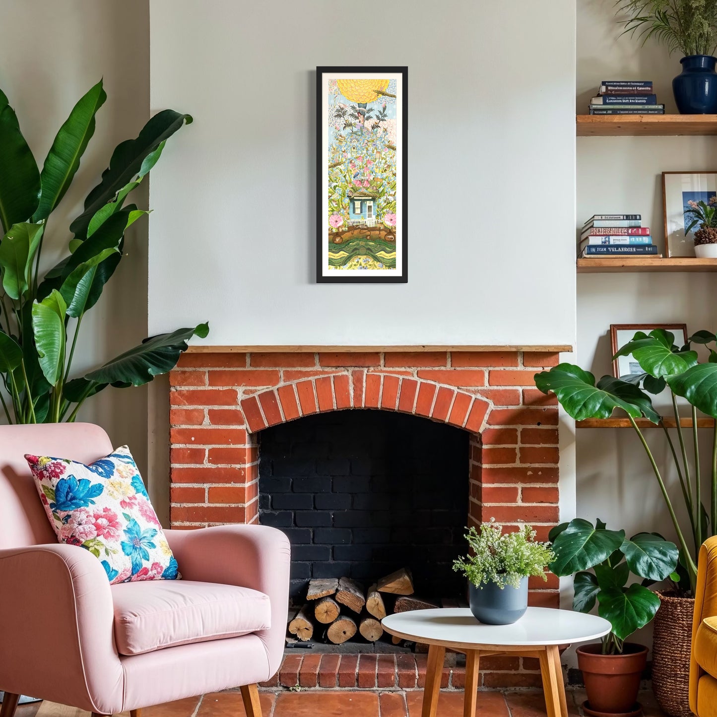 "The House That Traded Trinkets" Framed Giclee Prints