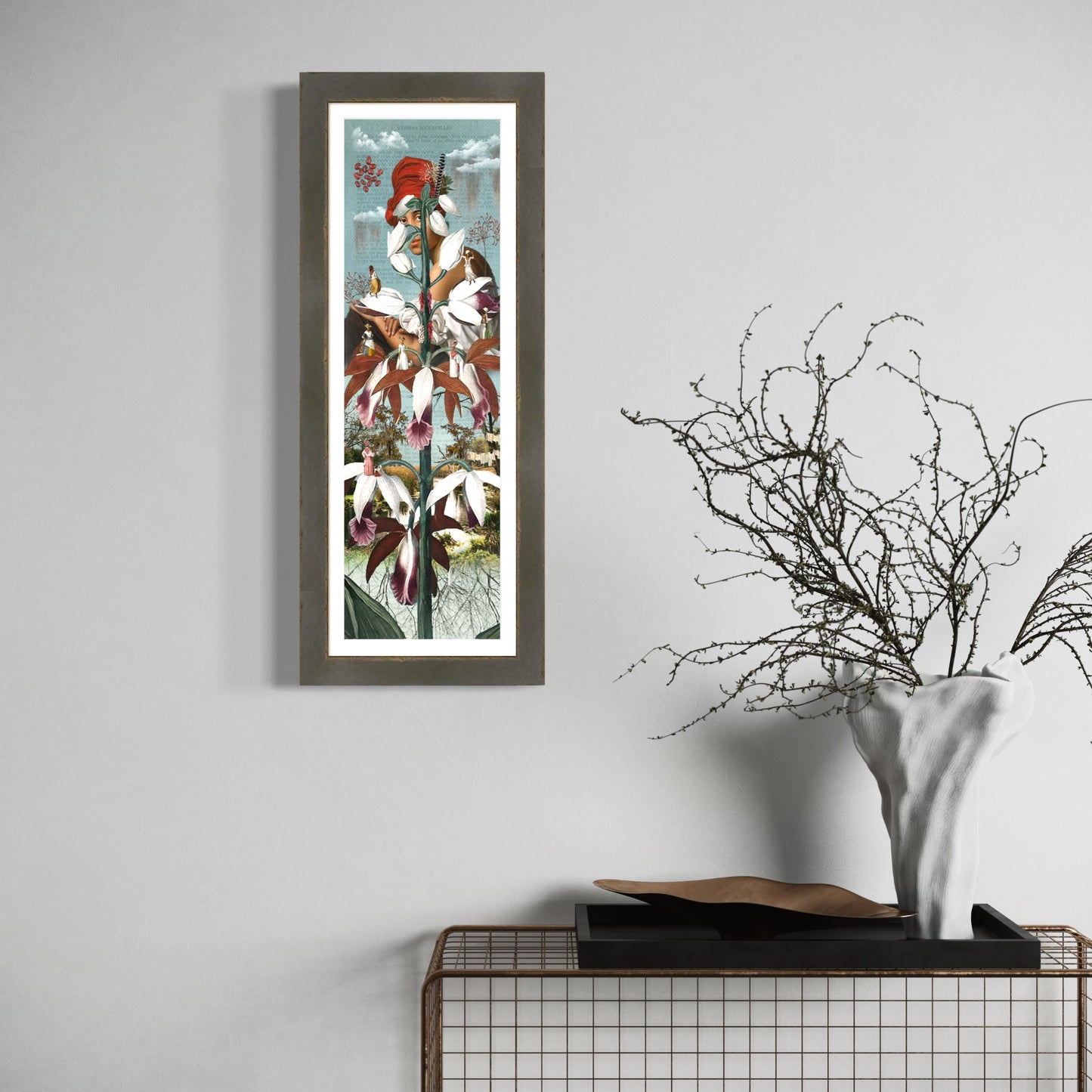 "T'es Belle Comme Une Fleur" Framed Giclee Prints