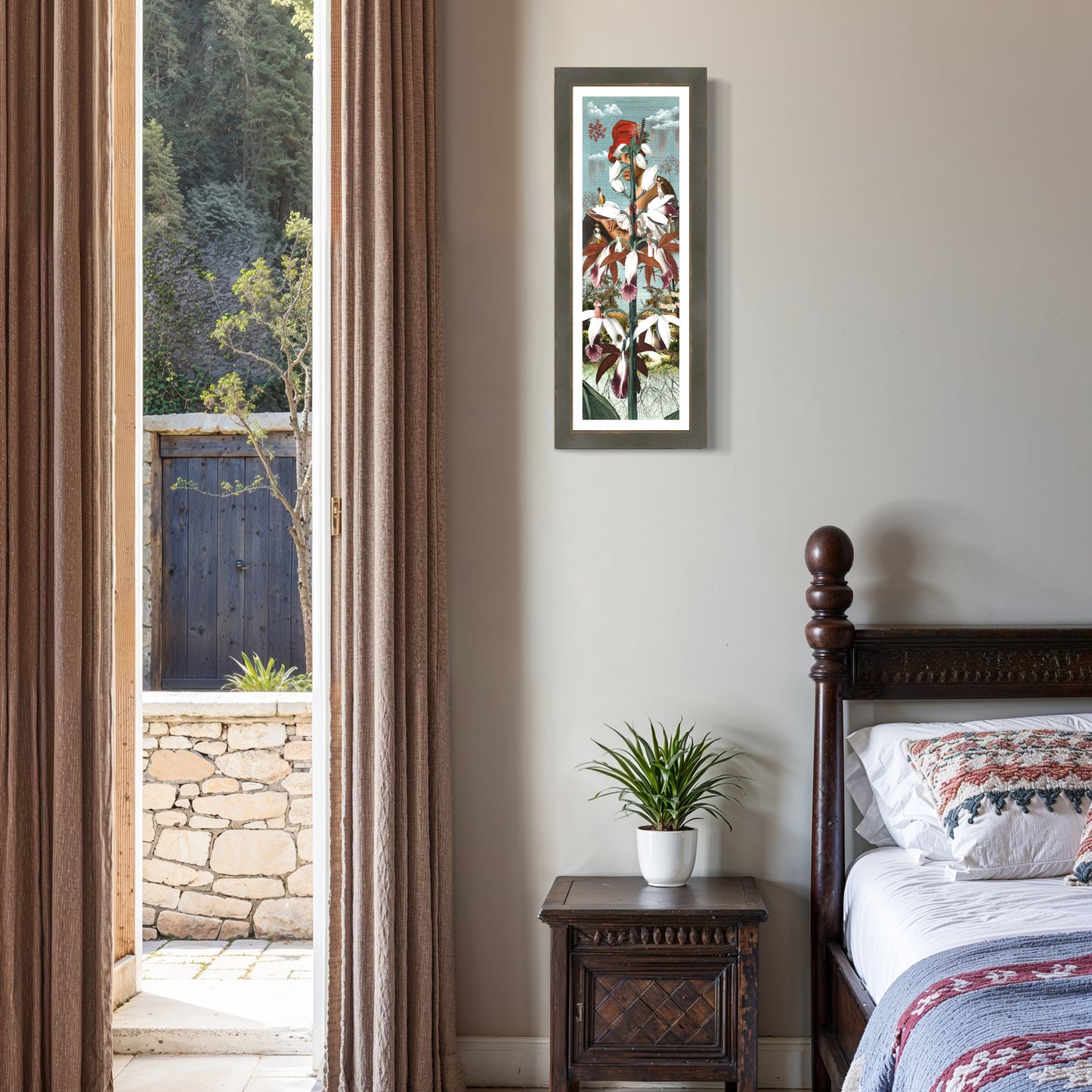 "T'es Belle Comme Une Fleur" Framed Giclee Prints