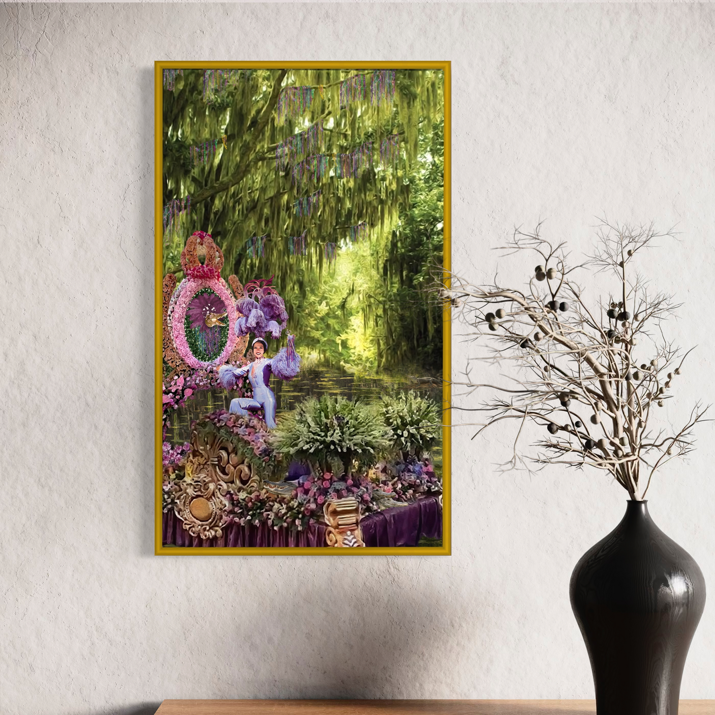 "And So, She Said, "Laissez le bon temps rouler" Framed Prints