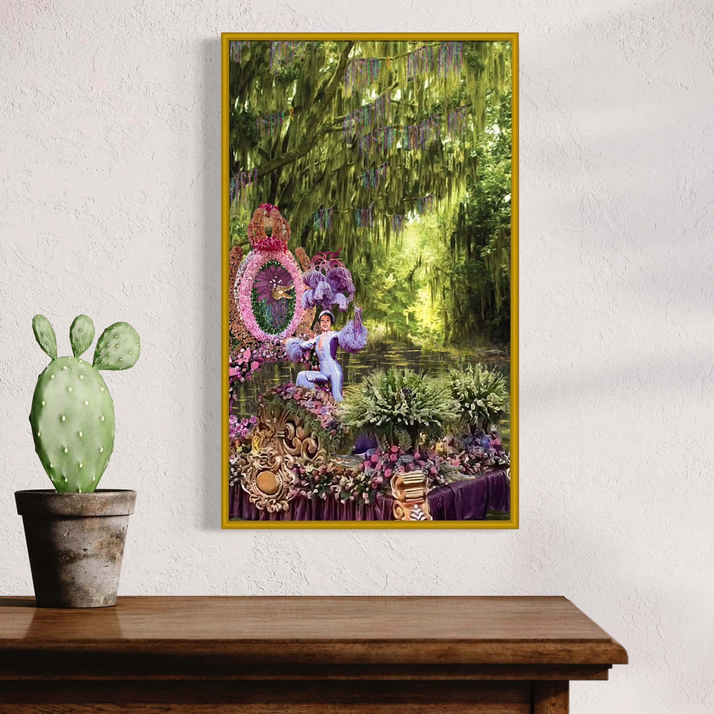 "And So, She Said, "Laissez le bon temps rouler" Framed Prints