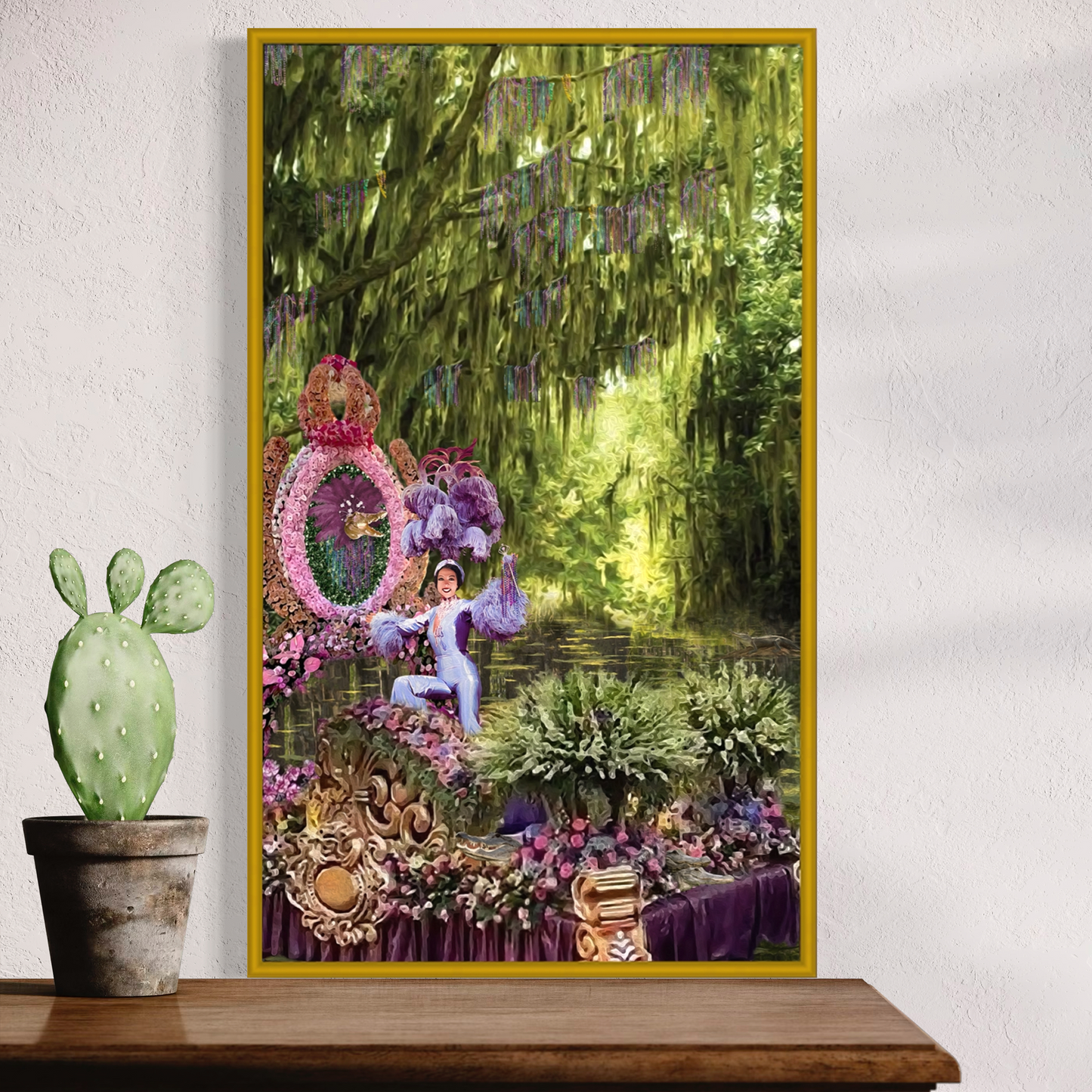 "And So, She Said, "Laissez le bon temps rouler" Framed Prints