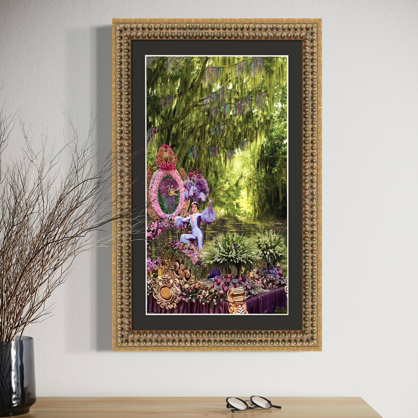 "And So, She Said, "Laissez le bon temps rouler" Framed Prints