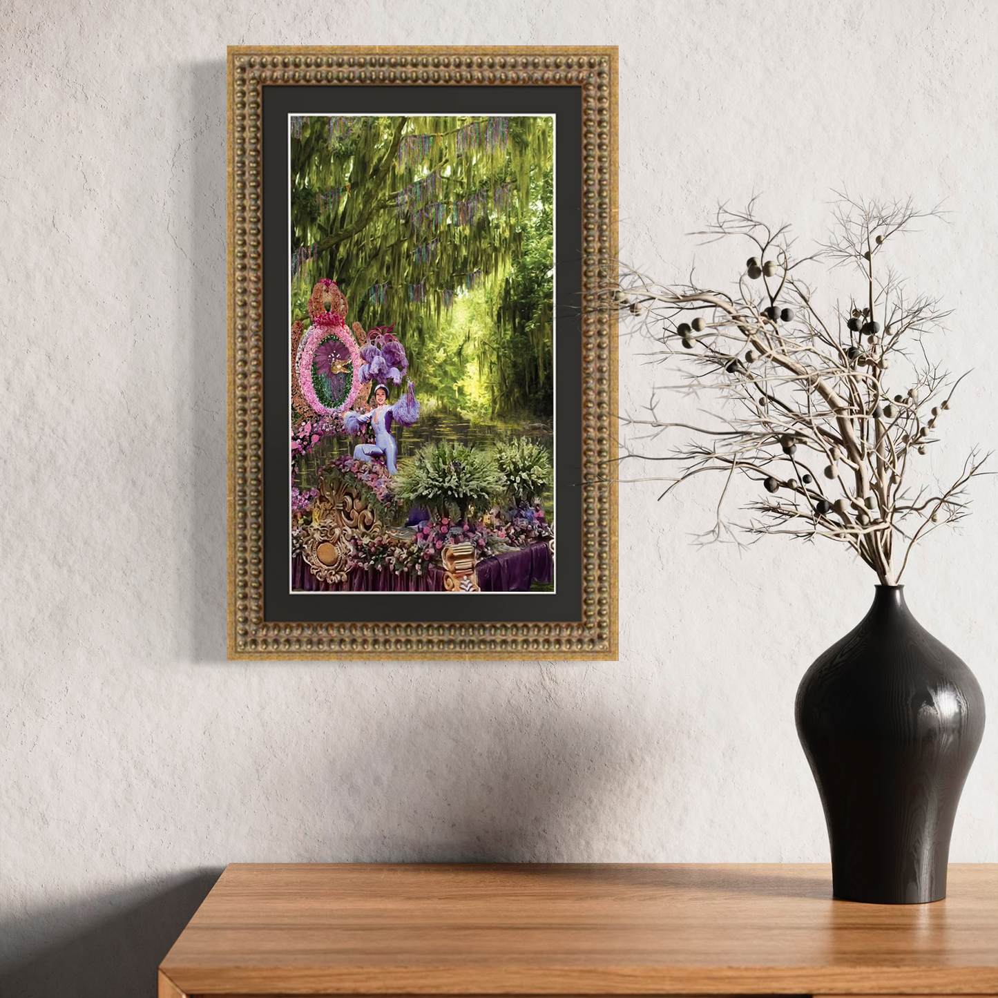 "And So, She Said, "Laissez le bon temps rouler" Framed Prints