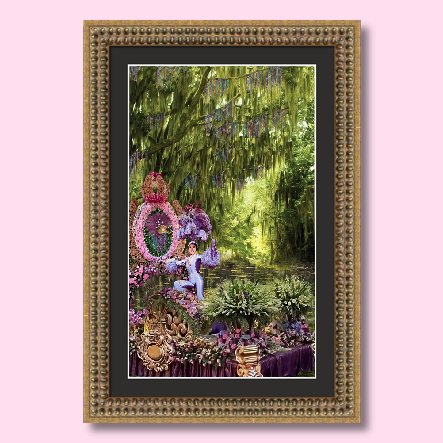 "And So, She Said, "Laissez le bon temps rouler" Framed Prints