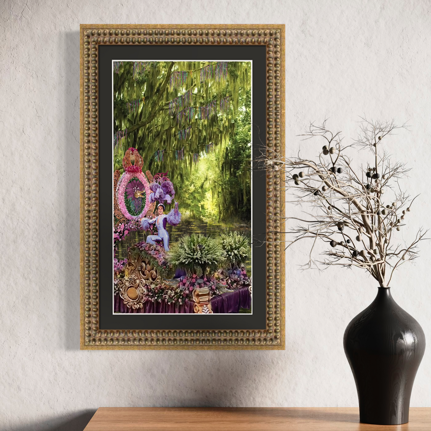 "And So, She Said, "Laissez le bon temps rouler" Framed Prints