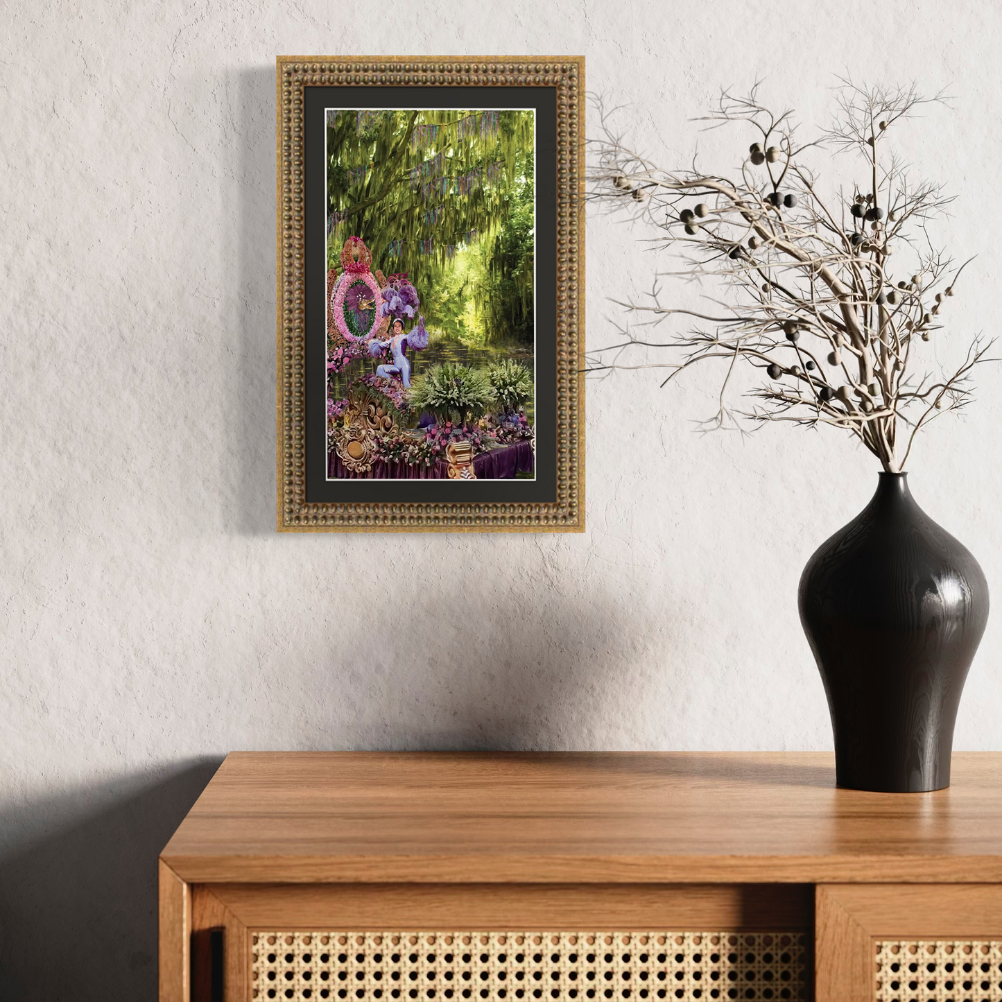 "And So, She Said, "Laissez le bon temps rouler" Framed Prints