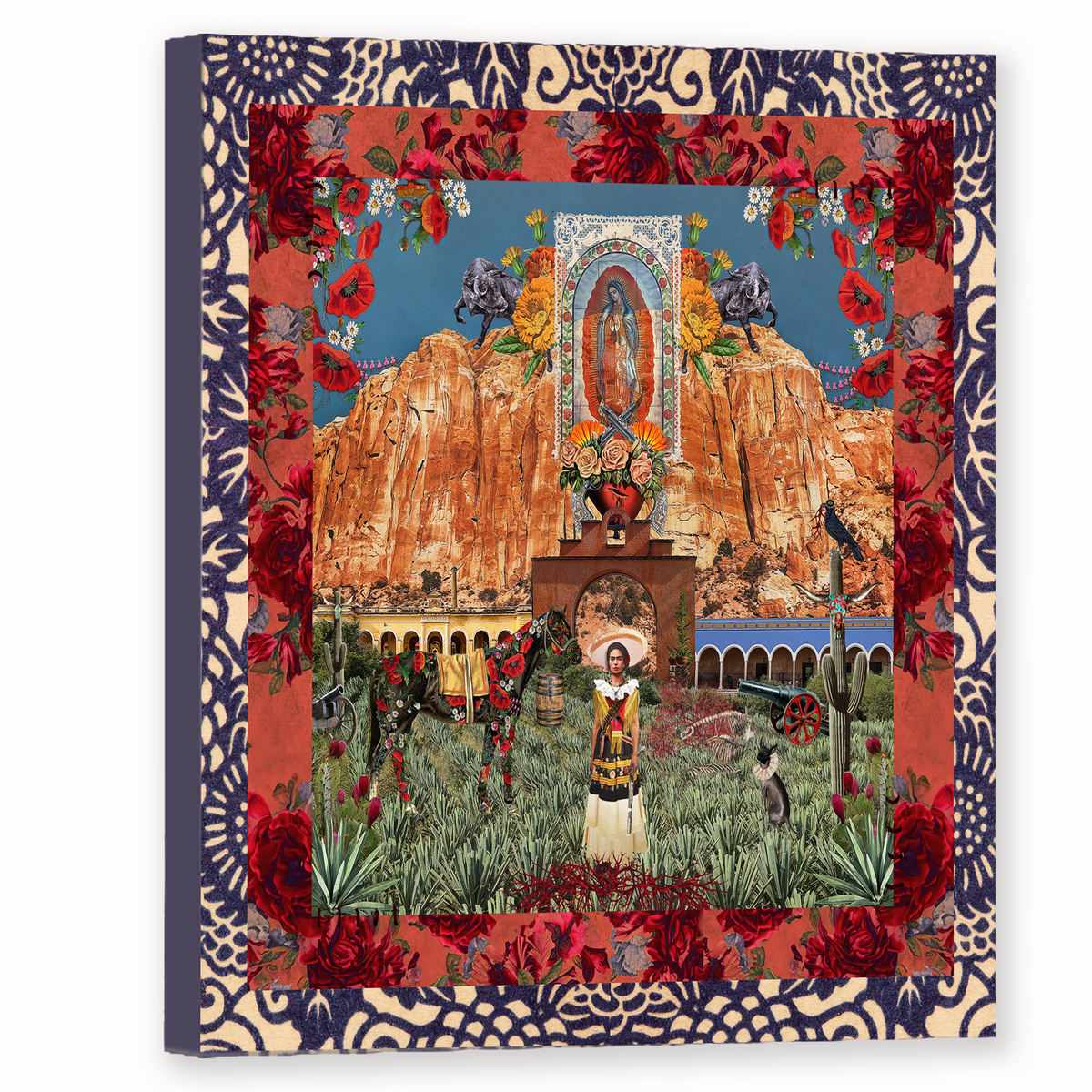 Frida de las Adelitas — Canvas Print