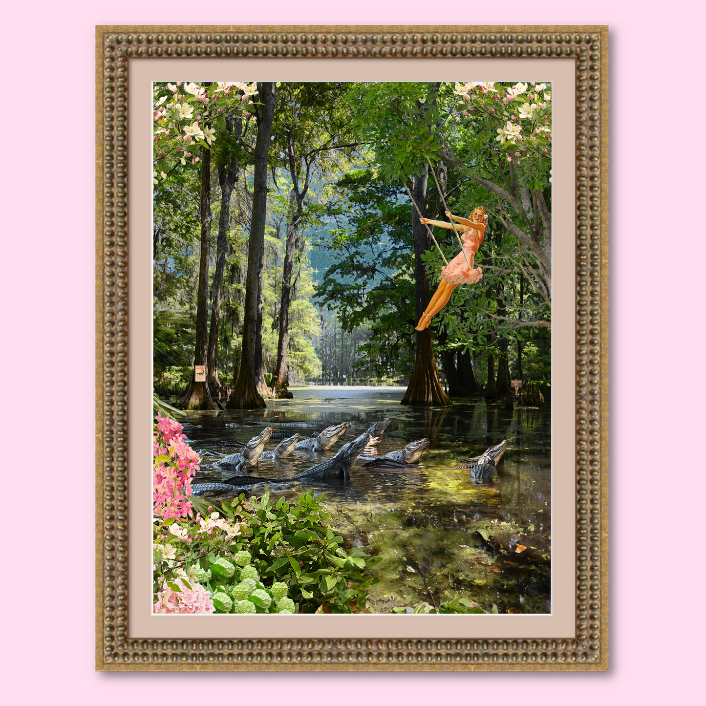 "Bayou Swing" Framed Giclee Prints