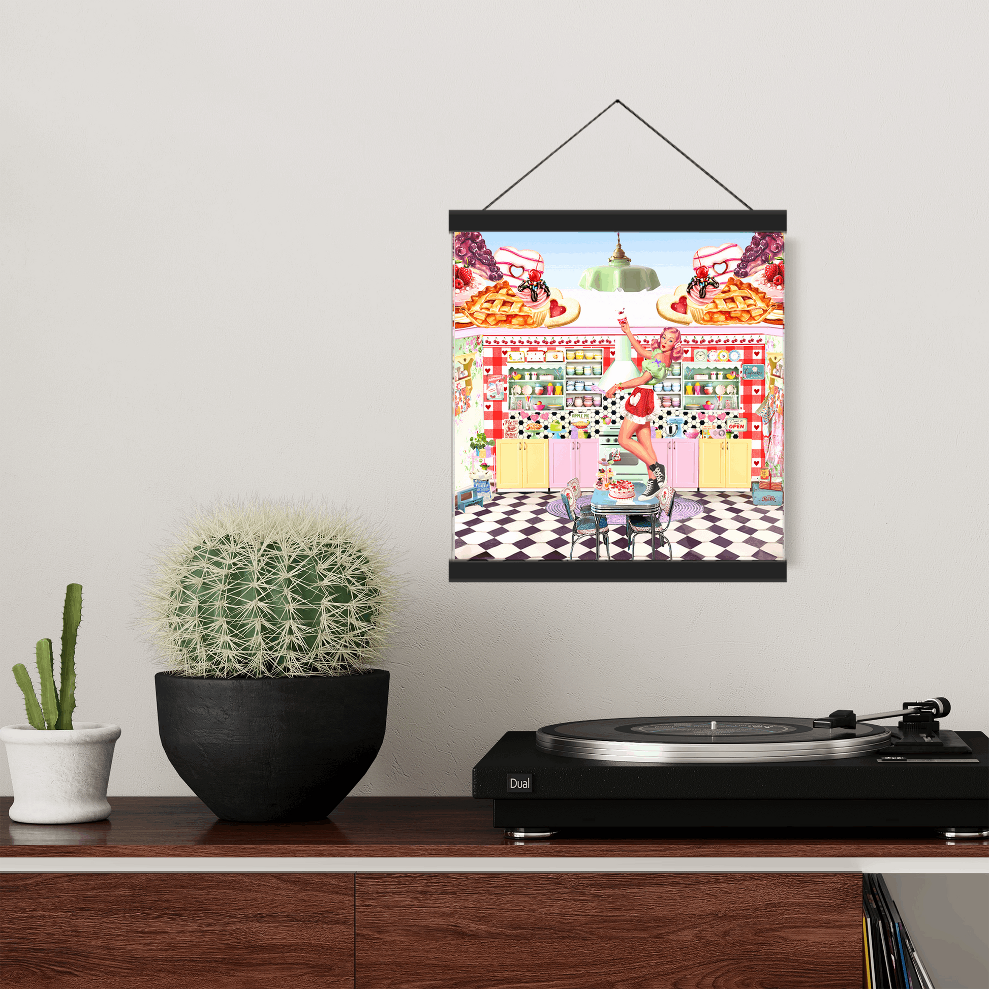 "Bakin' Babs" Hanging Canvas Print