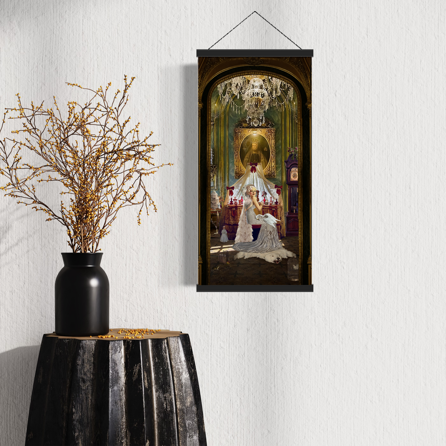 "Miss Havisham" Hanging Canvas Print