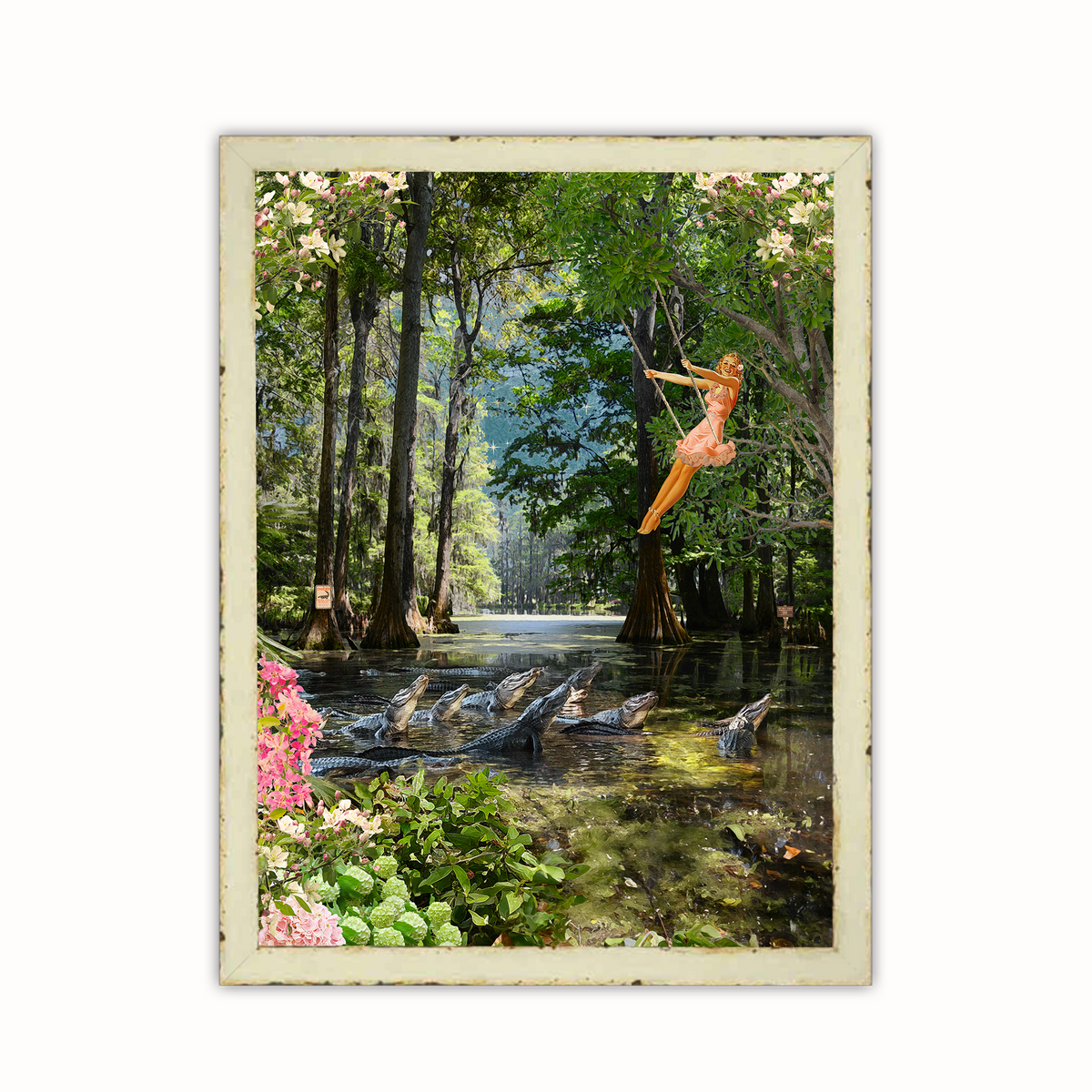 Bayou Swing — Framed Giclée Print